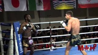 Muay Thai  Jauncey vs Hinds [upl. by Nairdad]