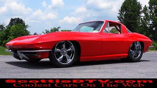 1965 Chevrolet Corvette Pro Street Steve Holcomb Pro Auto Custom Interiors [upl. by Ahders782]