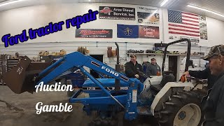 I bought a broken Ford 1715 tractor as is at a farm auction did my gamble pay off [upl. by Geehan]