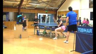 Waikato Table Tennis Open 2011 Mixed Doubles Final Highlights [upl. by Phaih]