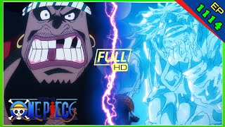 Aokiji freezes Blackbeard pirates  One Piece 1114 [upl. by Enilkcaj]