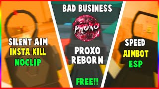 WORKING ✅ ROBLOX HACKEXPLOIT Proxo  Bad Business Aimbot amp Silent Aim 1 Free ROBLOX Exploit [upl. by Lectra]