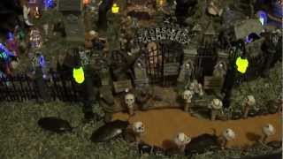 Spooky Town Halloween Village 2012 [upl. by Dorcas]