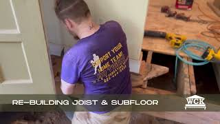 Subfloor amp Joist Replacement WCK llc [upl. by Reid]