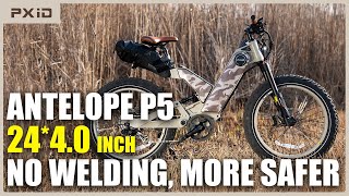 PXID 2024 New Design And New Upgrades ANTELOPE P5 Fat Tire All Terrain Ebike [upl. by Oiligriv]