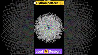 new Cool Design in python short shorts program code coding reels video status viral trend🤗 [upl. by Donnenfeld971]