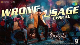 Wrong Usage  Lyrical Video  Saindhav  Venkatesh Daggubati  Santhosh Narayanan  Nakash Aziz [upl. by Nerdna660]