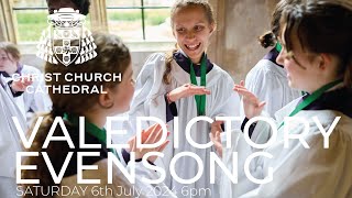 Valedictory Evensong Saturday 6th July 2024 6pm [upl. by Egreog]