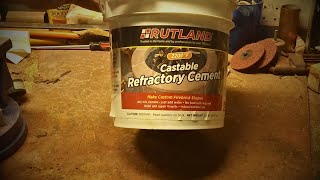 Rutland 125 lbs Tub Castable Cement  Mix With Water Fire Clay 2200 degree  Product Video [upl. by Tlaw709]