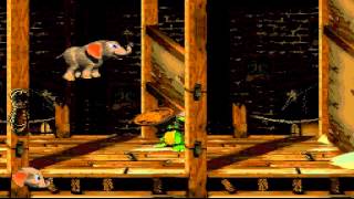 Playthrough Donkey Kong Country 3  Dixie Kongs Double Trouble  Parte 5 Elefante medroso HD [upl. by Nibur400]