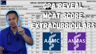 My Complete AMCAS Medical School Application  GPA MCAT Extracurriculars [upl. by Quintilla446]