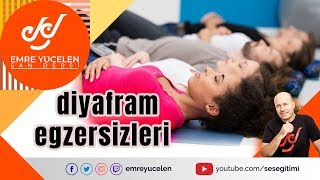 Diyafram Egzersizleri Emre Yücelen Şan Dersi [upl. by Marra568]