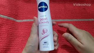 Nivea Pearl amp Beauty Deodorant Review [upl. by Nazario]