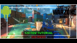 WARZONE MOBILE 120 FOV TUTORIAL  ANDROID  NO ROOT [upl. by Brand]