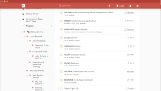 Todoist Basics  Setting up Projects  Live Stream [upl. by Irolam636]