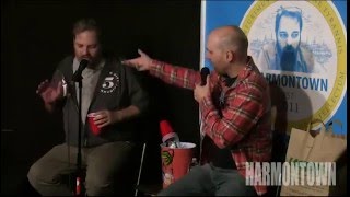 Funny improvised Scene by Dan Harmon Rob Schrab Jeff Davis Uber Driver asking for Dans phone [upl. by Ober893]