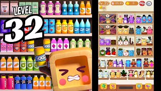 🏅 Goods Sort 🍒🥤🪆 LEVEL 32 🍄🧃🧸 Gameplay Walkthrough [upl. by Viki]