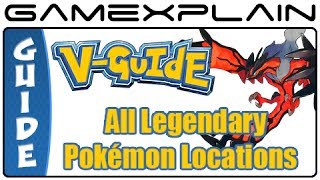 Pokémon X amp Y  All Legendary Pokémon Locations Guide amp Walkthrough [upl. by Otrebogad477]