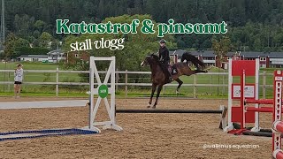 Katastrof amp pinsamt  Hoppträning för Emma Emanuelsson [upl. by Yevad]