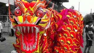 2013年元宵节加影育华舞龙在加影广场舞龙表演 yu hua kajang dragon dance in kajang [upl. by Miehar685]