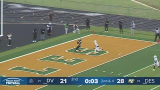 DeSoto vs Duncanville Eagles score another TD right before halftime as time expires [upl. by Ahsiekyt628]