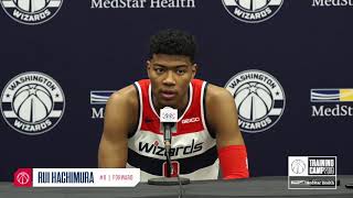 Rui Hachimura Media Day  93019 JAPANESE [upl. by Thorwald]