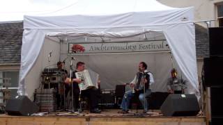 Traditional Scottish Accordion Music Auchtermuchty Festival Fife Scotland [upl. by Draude]