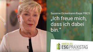 Susanne EickermannRiepe FRICS ESG Praxistag 2024  EventSummary [upl. by Cairns]