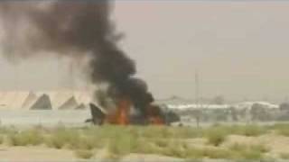 British Harrier Jump Jet crashing during landing [upl. by Lynnette]