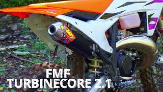 FMF Turbinecore 21 vs Stock Exhaust Which is Best KTM 300 XC [upl. by Ettevol331]