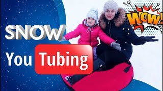 Snow Tubing Winter activity amp fun [upl. by Nwahsek966]