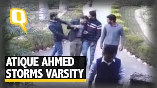 The Quint Armed Men Led by SP’s Atique Ahmed Assault Varsity Staff [upl. by Ailito]