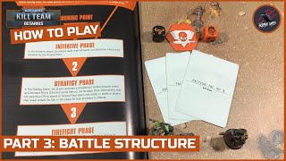 HOW TO PLAY KILL TEAM  PART 3 Battle Structure Rounds Phases  Warhammer 40k Kill Team Rules Series [upl. by Ennaillek427]