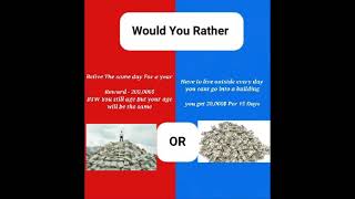 Would You Rather Part 4 music wouldyourather yes [upl. by Feeney]