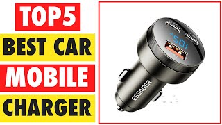 Top 5 Best Car Mobile Charger In 2024  Car Phone Charger [upl. by Neile39]