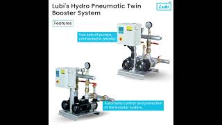 Lubis Hydro Pneumatic Twin High Efficiency Booster Pumps [upl. by Odlauso156]