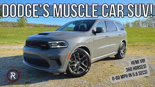 The 2022 Dodge Durango RT Is A V8 Muscle Car Disguised As A 3Row Family SUV [upl. by Atnim]