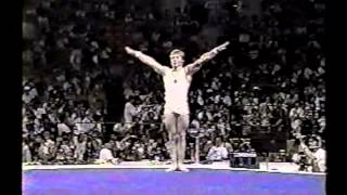 Sergei Kharkov URS  1988 Olympics  Team Optionals  Floor Exercise [upl. by Harl]