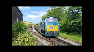 KWVR DIESEL GALA CLASS 37 WESTERN OAKWORTH STATION RAILWAY CHILDREN British Rail class 37 [upl. by Hafeenah]