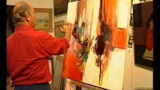 La peinture au couteau par le Maître Maurice Gaury part 3 [upl. by Nevada]