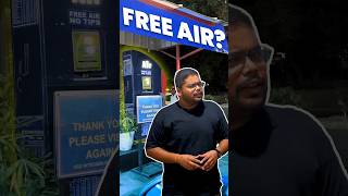 FREE Air At Petrol Pump 🤔shorts free petrol gasstation informative scam hindi cars24 [upl. by Beebe621]