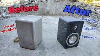 Old speaker to portable Bluetooth speaker [upl. by Ayom652]