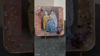 quotTransforming Memories into Resin Art ✨  Custom Portrait Creationquotviralvideo viralshorts [upl. by Hillinck]