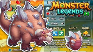 Monster Legends ANKY level 150 😍 review  Sibidu The Apex conjuring treasure cave [upl. by Tali15]