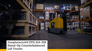 Jungheinrich® ETG 214318 Electric StandUp Counterbalanced Lift Trucks [upl. by Lihas]