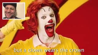 Ronald McDonald vs The Burger King Epic Rap Battles of History Reaction [upl. by Atonsah]