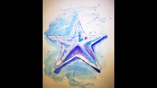 Estrella de mar dibujo fácil [upl. by Darsie906]