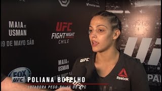 UFC Chile Entrevista de backstage com Poliana Botelho [upl. by Nassir]