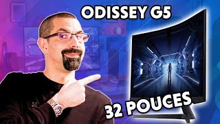 Samsung Odyssey G5 32 pouces Mon nouvel écran PC GAMER [upl. by Torbert]