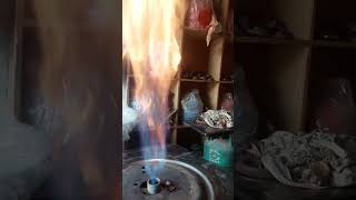 LPG AUTOMATIC GAS STOVE HIGH PRESSURE FLAMEgas stove experement shortsfeed shots shortvideo [upl. by Calista]